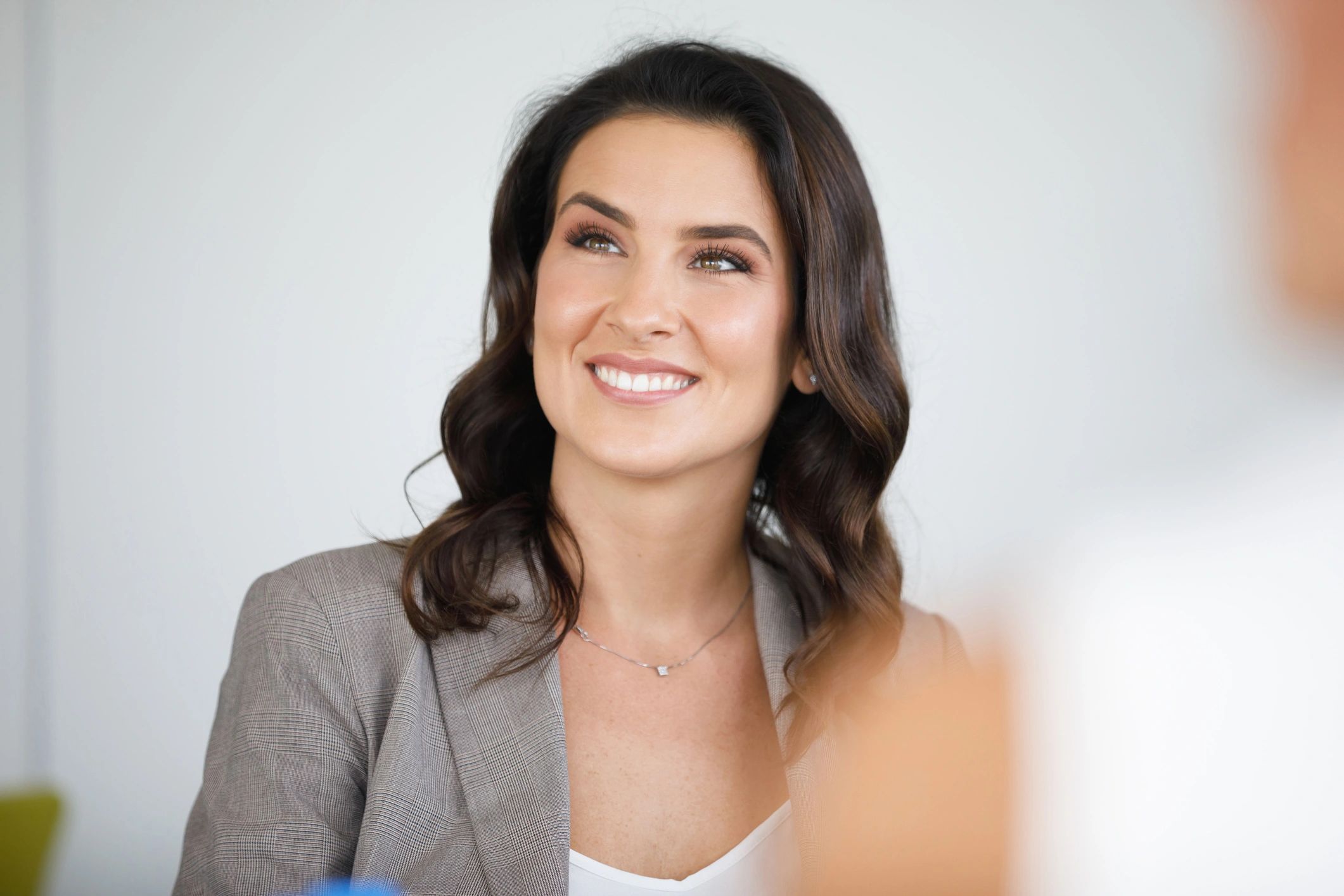 Business professional testimonial portrait