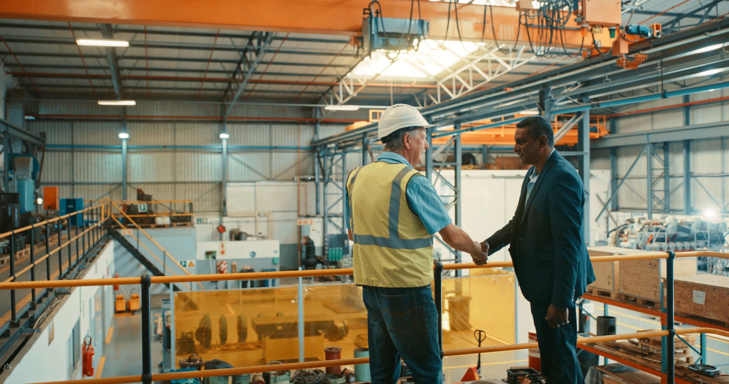 oil industry handshake partnership testimonial